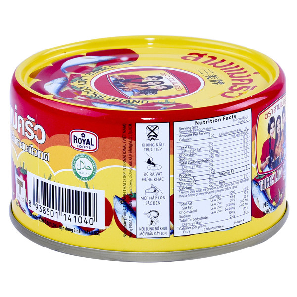 Cá Hộp 3 Cô Gái 190G