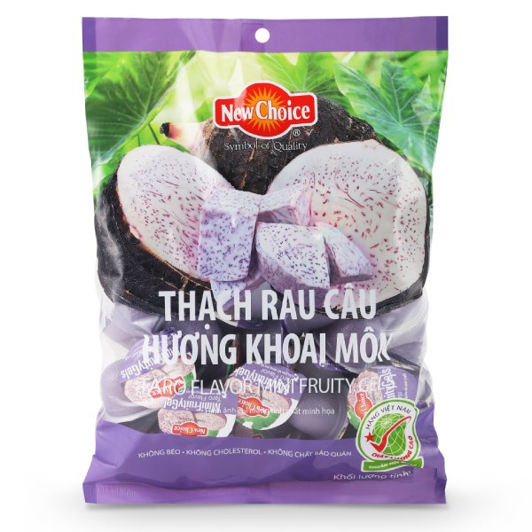 Thạch Rau Câu New Choice Hương Khoai Môn Gói 300G