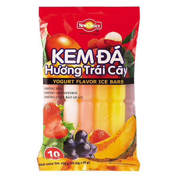 Kem Đá New Choice Hương Trái Cây 450G