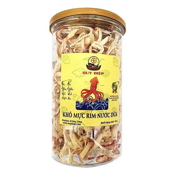 Khô Mực Rim Nước Dừa Hũ 150G