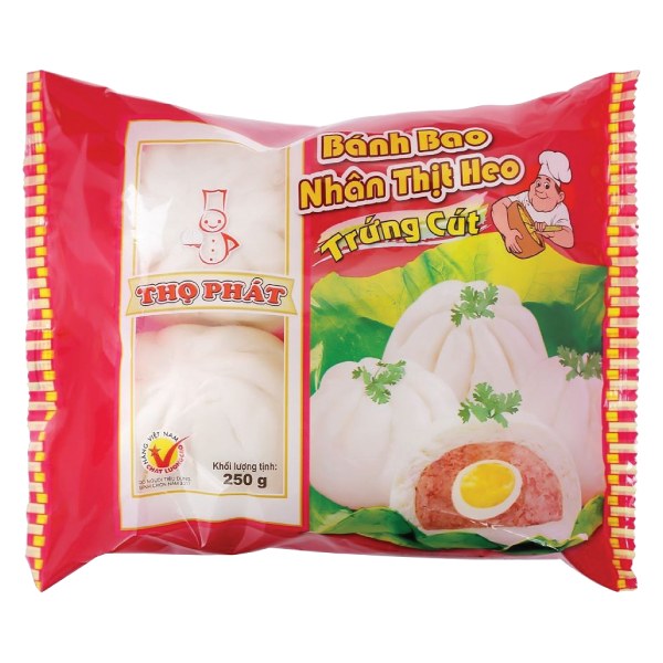 (Only Emartmall) Bánh Bao Nhân Thịt Heo Trứng Cút Thọ Phát 250G