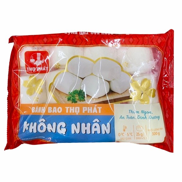 Bánh Bao Thọ Phát Không Nhân 300G