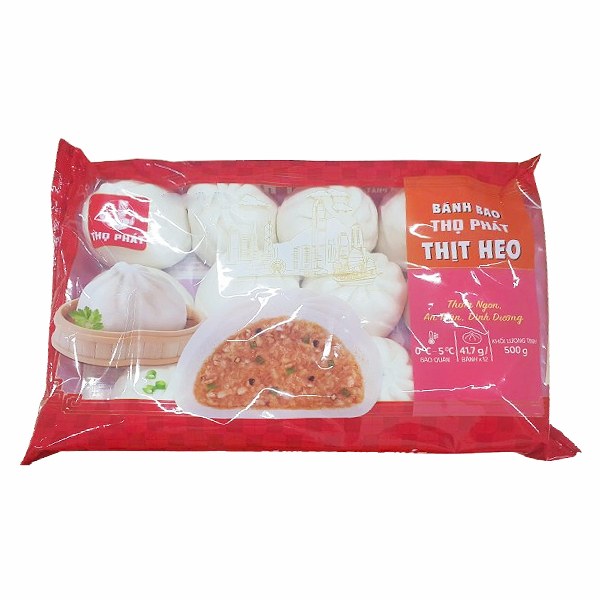 Bánh Bao Thọ Phát Nhân Thịt 500G