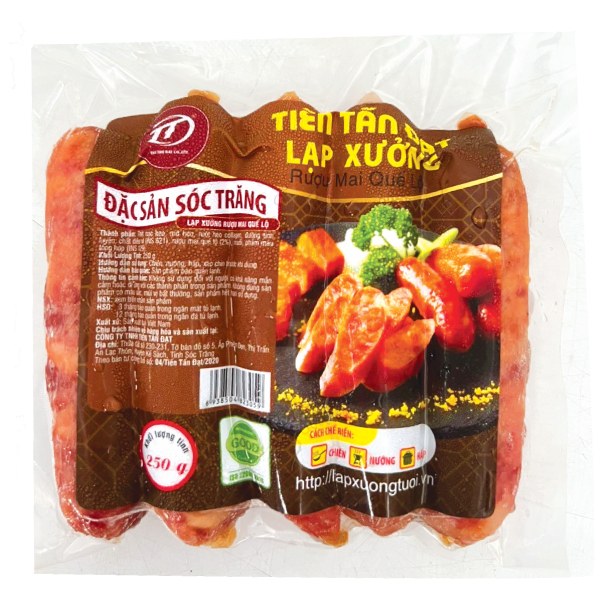 Lạp Xưởng Tươi Tiến Tấn Đạt Vị Mai Quế Lộ 250G