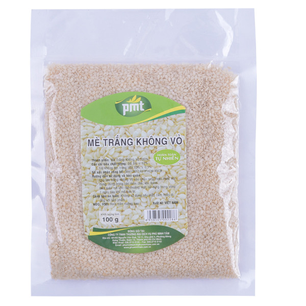 Mè Trắng Không Vỏ PMT 100G