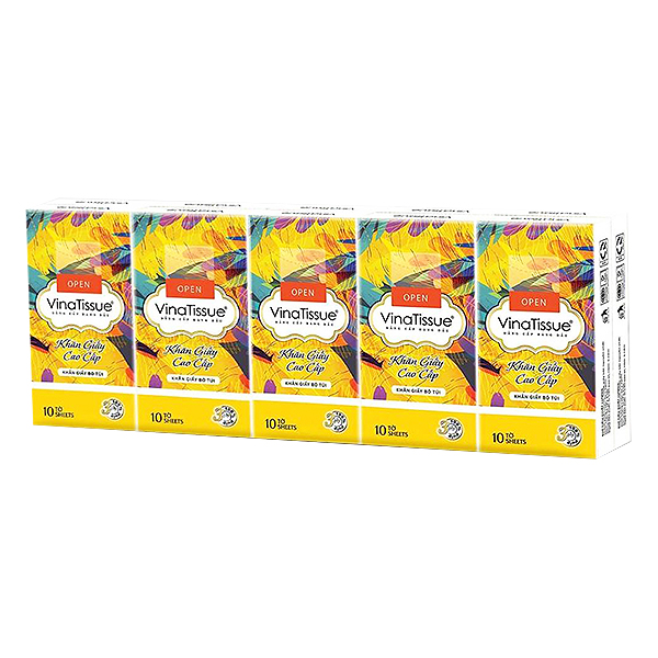 Khăn Giấy Bỏ Túi Vinatissue 10 Gói*10 Tờ