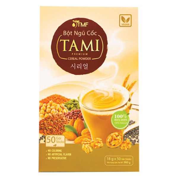Bột Ngũ Cốc Tami Hộp 50 Gói 18G