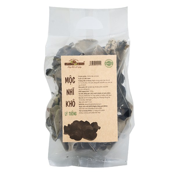 Mộc Nhĩ Khô Lý Tưởng 100G