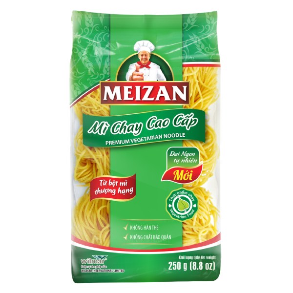 (Only Emartmall) Mì Chay Cao Cấp Meizan Gói 250G