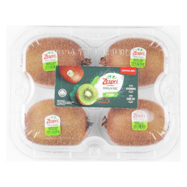 Kiwi Xanh Organic Hộp 4 Trái Xuất Xứ New Zealand