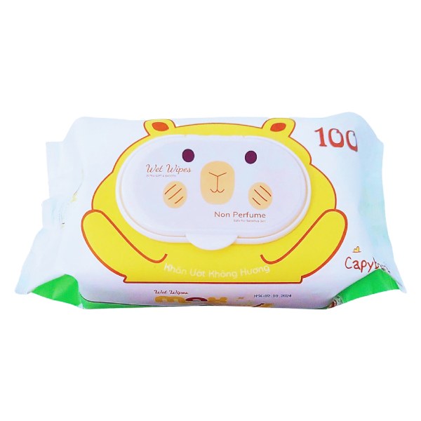 Khăn Ướt Max Clean Không Hương 100 Miếng