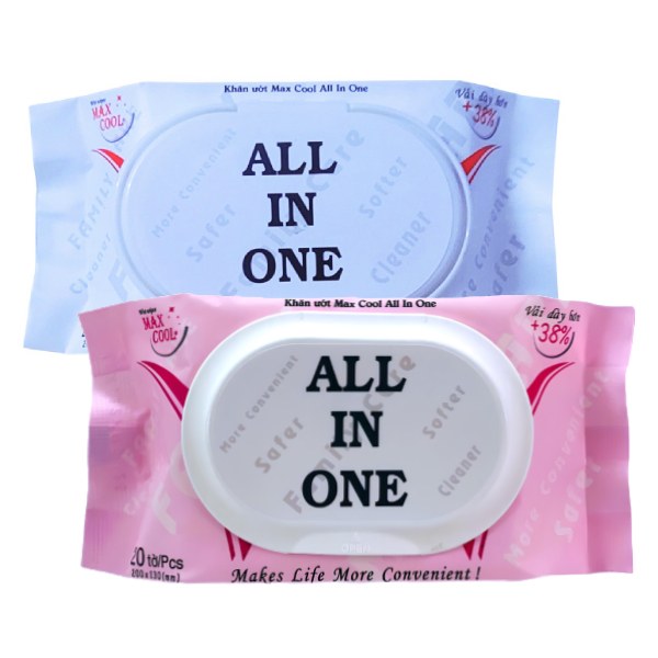 Khăn Ướt Max Cool All In One 20 Miếng