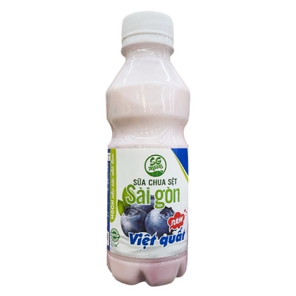 Sữa Chua Sệt SG Milk Việt Quất Chai 300Ml