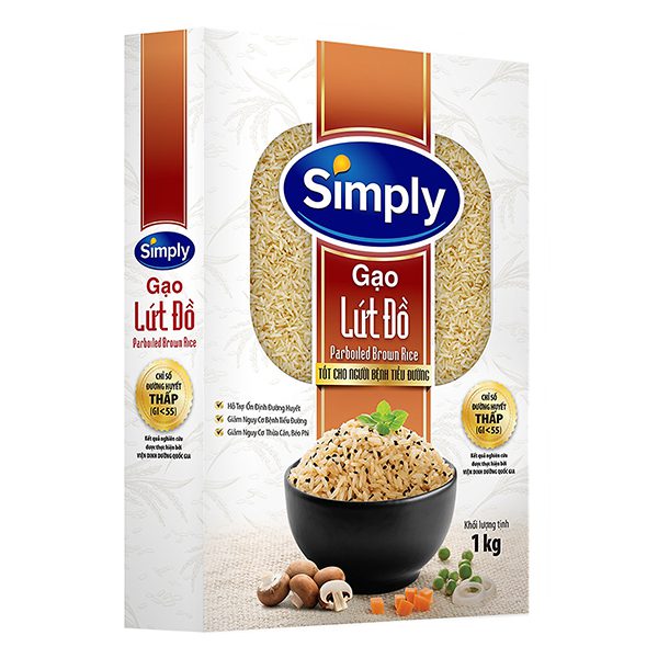 Gạo Lứt Đồ Simply Hộp 1Kg