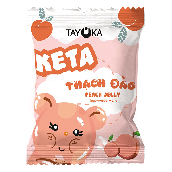 Thạch Keta Vị Đào Gói 100G