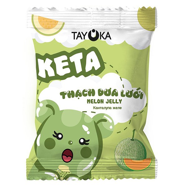 Thạch Keta Vị Dưa Lưới Gói 100G
