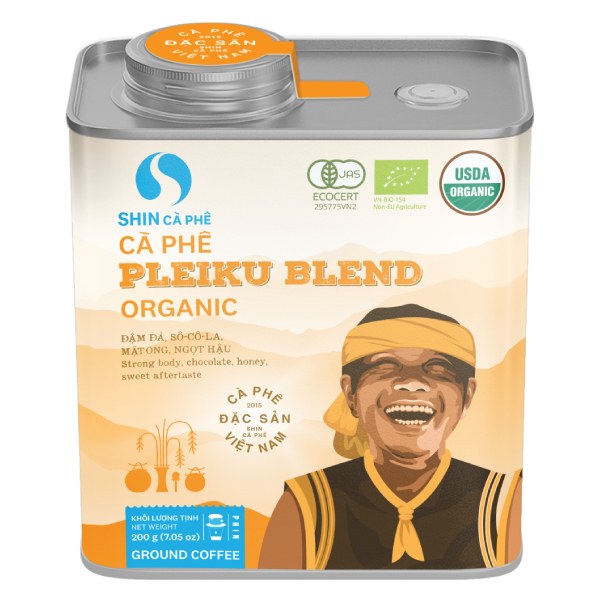 Cà Phê Shin Rang Xay Pleiku Hộp 200G