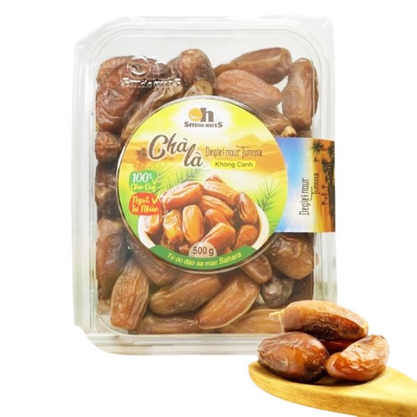 Chà Là Không Cành Oh Smile Nuts Tunisia Hộp 500G