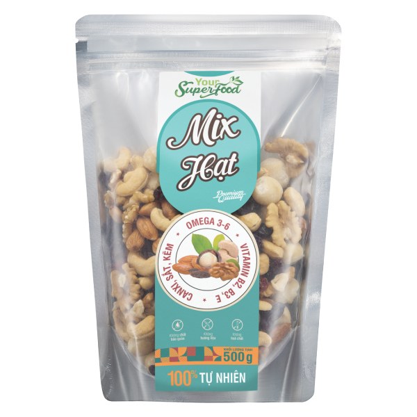 Hạt Hỗn Hợp Your Superfood Túi 500G