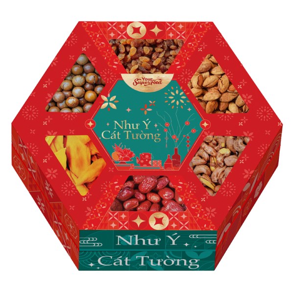 Hộp Quà Tết Devie Như Ý Cát Tường 950G