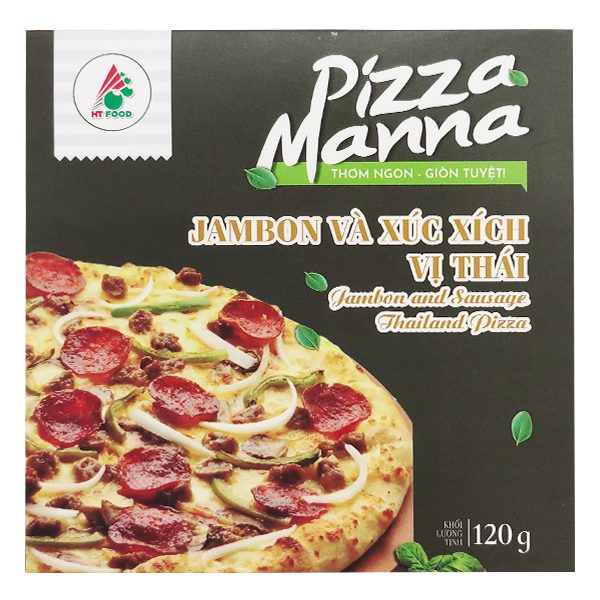 Bánh Pizza Manna Jambon Xúc Xích Vị Thái 120G
