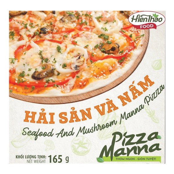 Pizza Manna Hải Sản & Nấm 165G