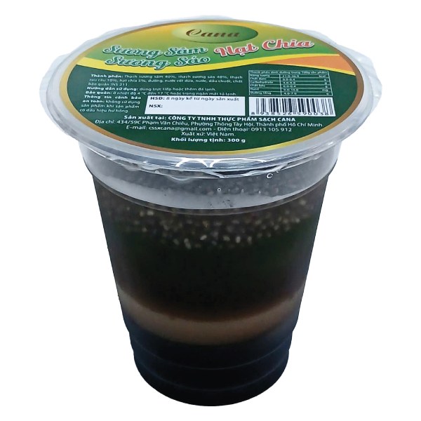 Sương Sâm Sương Sáo Hạt Chia Cana Ly 300G