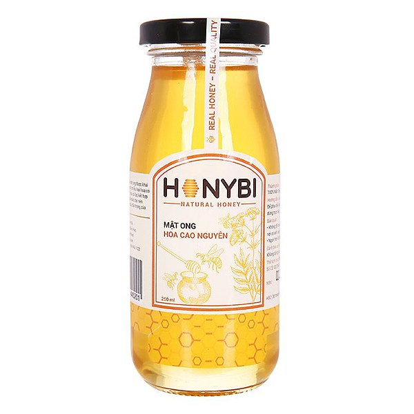 Mật Ong Honybi Hoa Cao Nguyên Chai 250Ml