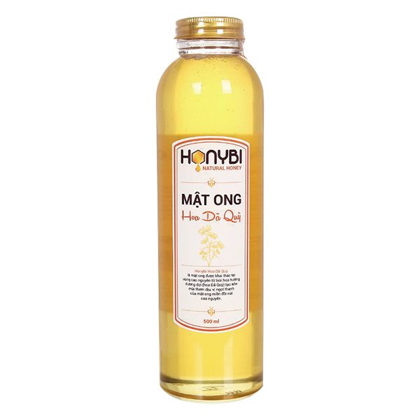 Mật Ong Honybi Hoa Dã Quỳ Chai 500Ml