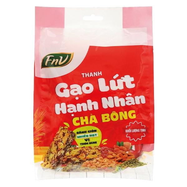 Thanh Năng Lượng FnV Gạo Lứt Hạnh Nhân Chà Bông 120G