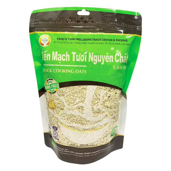 Yến Mạch Wellbeing Nguyên Chất Gói 750G