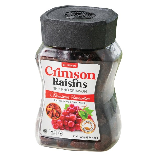 Nho Khô Sunraysia Crimson Raisins Hộp 425G