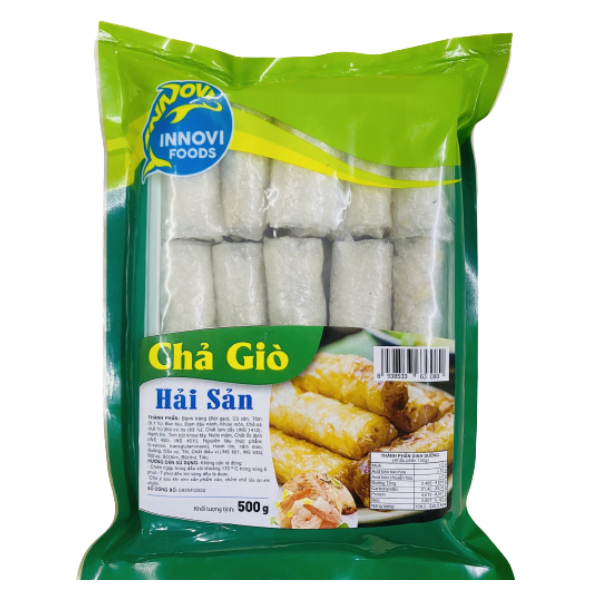 Chả Giò Hải Sản Innovi Foods Gói 500G