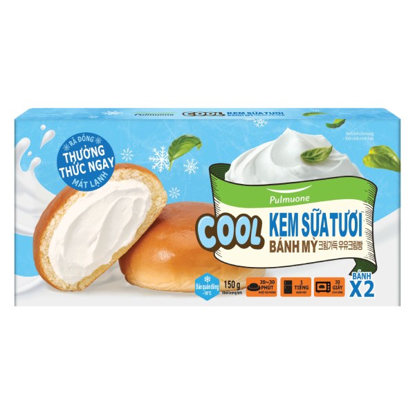 Bánh Mì Pulmuone Cool Kem Sữa Tươi Hộp 150G