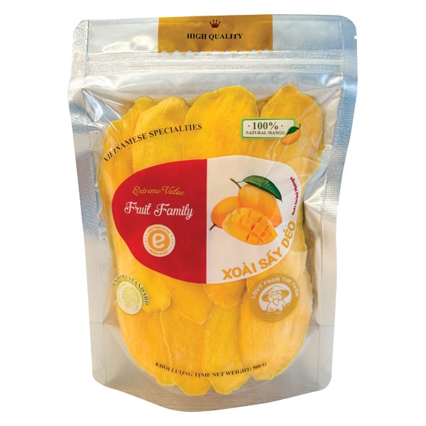 Xoài Sấy Dẻo Tam Ngọc Túi 500G
