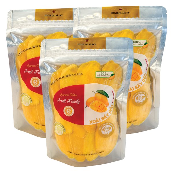 Combo 2+1 Gói Xoài Sấy Dẻo Tam Ngọc 500G