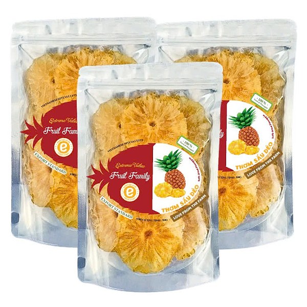 Combo 2+1 Gói Thơm Sấy Dẻo Tam Ngọc 500G