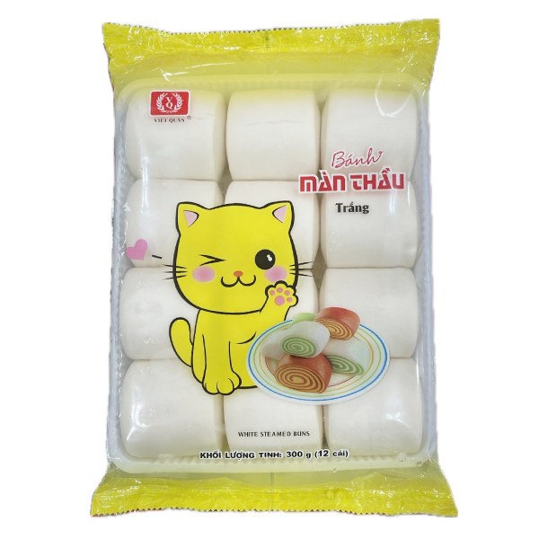 Bánh Màn Thầu Việt Quán Trắng Gói 300G