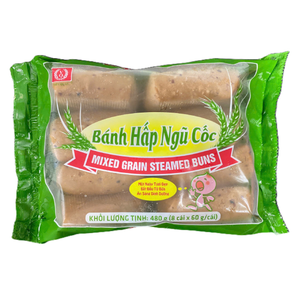 Bánh Bao Việt Quán Hấp Ngũ Cốc 480G