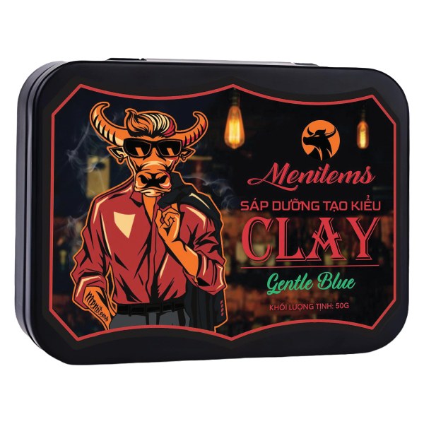 Sáp Tóc Menitems Gentle Blue Clay 50G