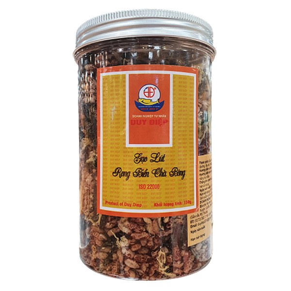 Gạo Lứt Rong Biển Chà Bông Duy Điệp Hũ 150G