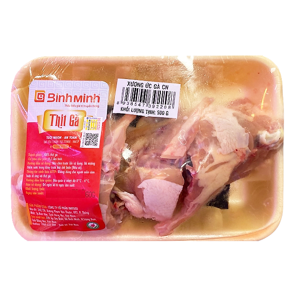 Xương Ức Gà Bình Minh 500G