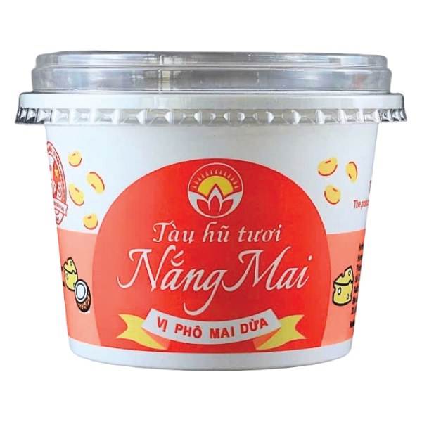 Tàu Hủ Tươi Nắng Mai Vị Phô Mai Dừa Hũ 160G
