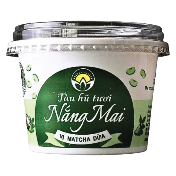 Tàu Hủ Tươi Nắng Mai Vị Matcha Dừa Hũ 160G
