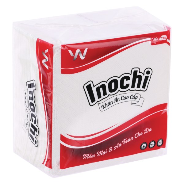 Khăn Giấy Ăn Cao Cấp Inochi 100 Tờ