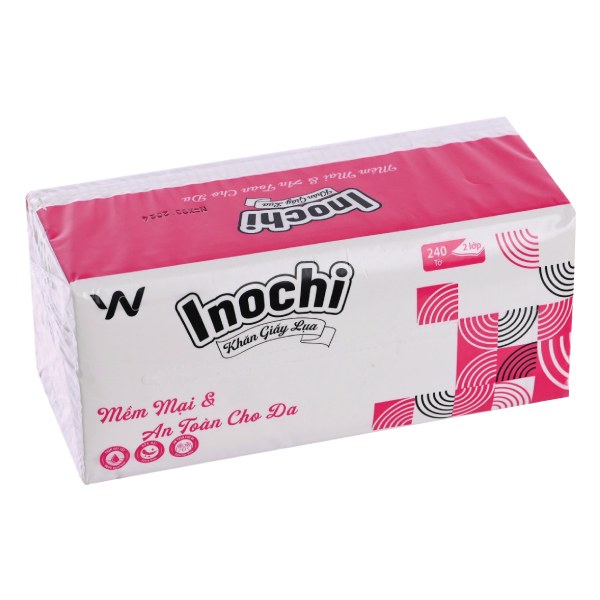 Khăn Giấy Rút Inochi 240 Tờ