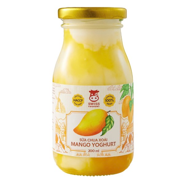 Sữa Chua Uống Homemade Vị Xoài Chai 200Ml