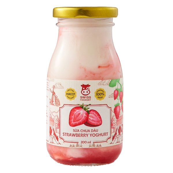 Sữa Chua Uống Homemade Dâu Chai 200Ml