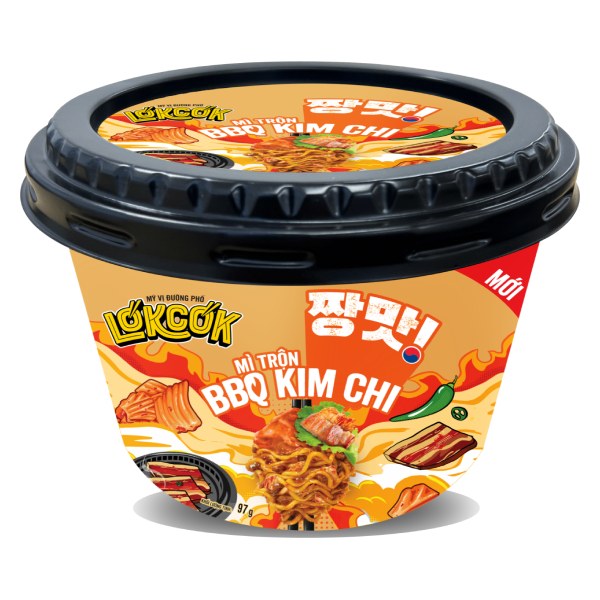 Mì Trộn Lókcók BBQ Kim Chi Tô 97G