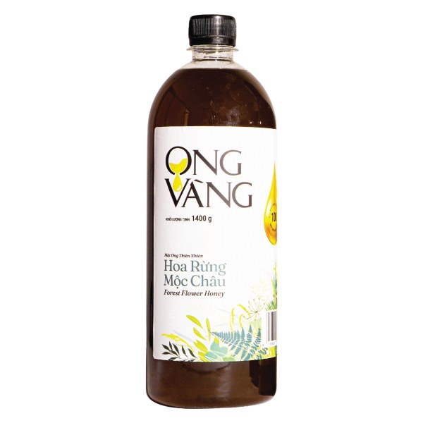 Mật Ong Ong Vàng Rừng Mộc Châu Chai 1400G